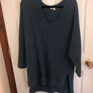 Teal oversized sweater